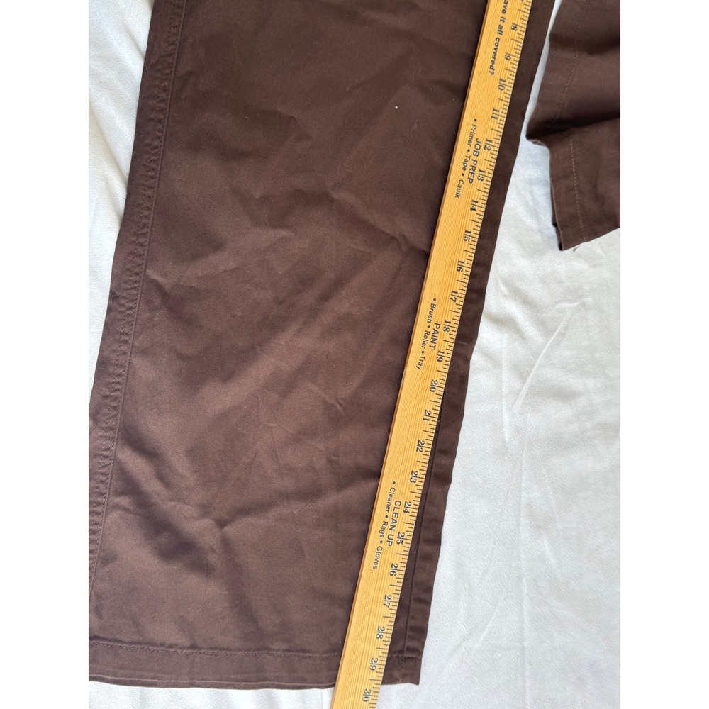 Rewash Super High Rise Carpenter Wide Leg Pants Timber Brown Size 9 10 straight - Picture 5 of 6